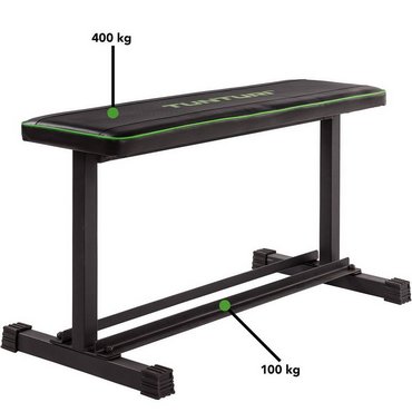 Tunturi FB20 Hantelbank flach Schwarz 