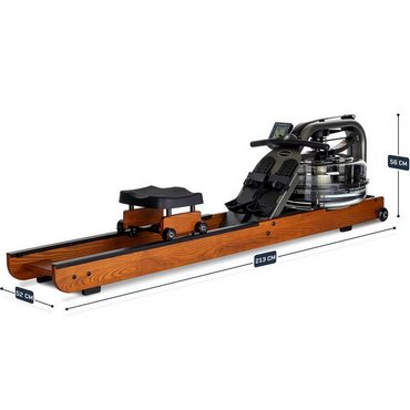 Fluid Rower Apollo PRO V Wasserrudergerät aus Holz Braun 