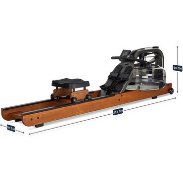 Fluid Rower Apollo PRO XL Wasserrudergerät aus Holz Braun 