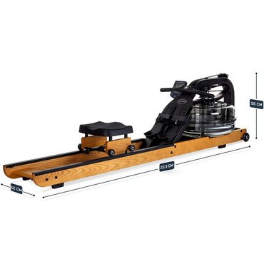 Fluid Rower Apollo V Wasserrudergerät aus Holz  Braun 