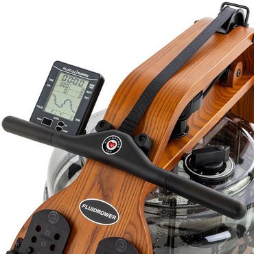 Fluid Rower Touch Heart Rate Handle - V, XL Models Schwarz 