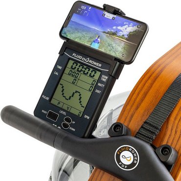 Fluid Rower Smart Phone Halterung - V & XL models Schwarz 