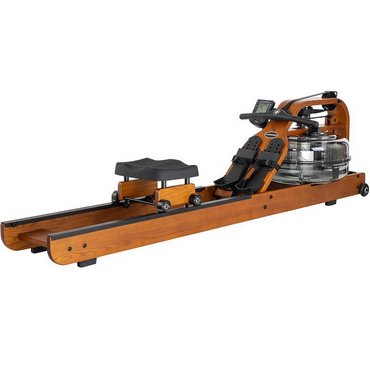Fluid Rower Viking PRO V + SPH Wasserrudergerät aus Holz Braun 