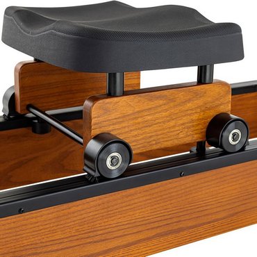 Fluid Rower Viking PRO V + SPH Wasserrudergerät aus Holz Braun 