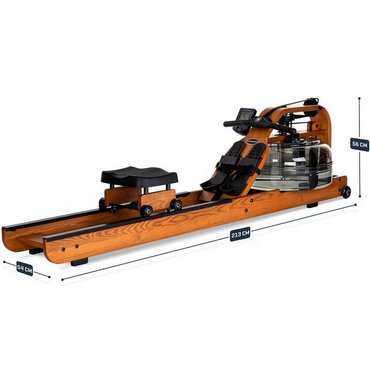 Fluid Rower Viking PRO XL Wasserrudergerät aus Holz Braun 