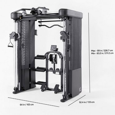 Inspire FT2 PRO Kraftstation Smith Machine Schwarz 