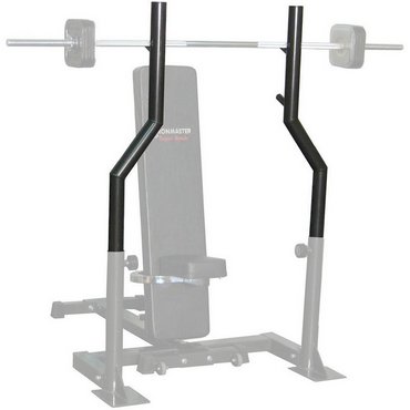 Ironmaster Langhantelablage Schwarz 