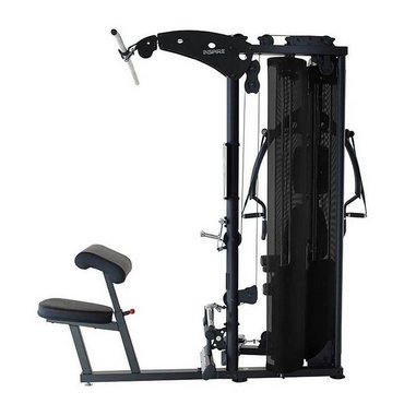 Inspire M5 Kraftstation mit integrierter Trainingsbank Schwarz 