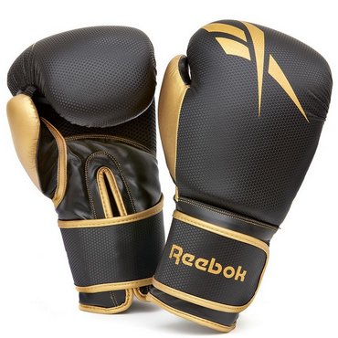 Reebok Boxhandschuhe Pro Schwarz/Gold Schwarz mit Gold 10 OZ 