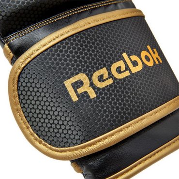 Reebok Boxhandschuhe Pro Schwarz/Gold Schwarz mit Gold 10 OZ 