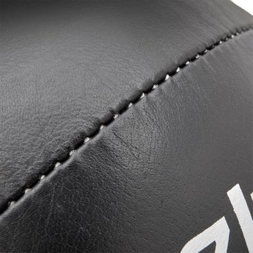 Reebok Speedball Boxbirne aus Leder Schwarz mit Weiss 