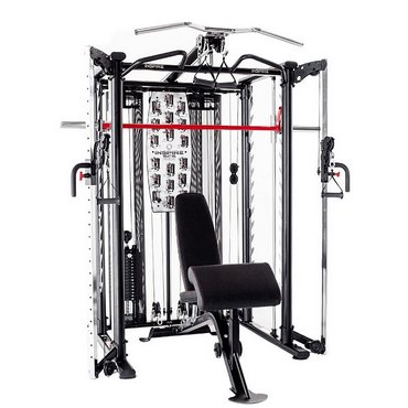 Inspire SCS Smith Cage System - inklusive Trainingsbank Schwarz 