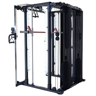 Inspire SCS Smith Cage System - inklusive Trainingsbank Schwarz 