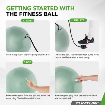 Tunturi Gymnastik Fitnessball 75 cm 