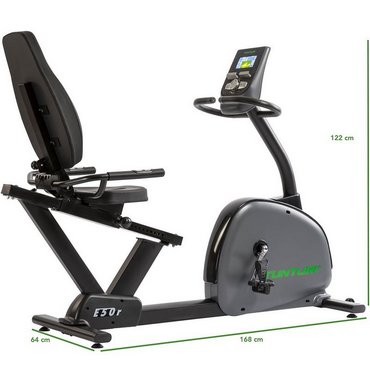 Tunturi E50R Performance Liegeergometer Anthrazit 