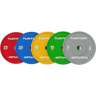 Tunturi Platinum Hantelscheibe Grau 5 kg Grau 
