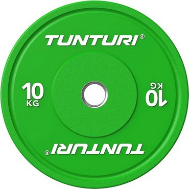 Tunturi Platinum Hantelscheibe Grün 10 kg Grün 