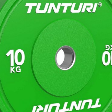Tunturi Platinum Hantelscheibe Grün 10 kg Grün 