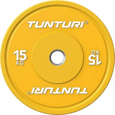 Tunturi Platinum Hantelscheibe Gelb 15 kg Gelb 