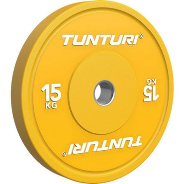 Tunturi Platinum Hantelscheibe Gelb 15 kg Gelb 
