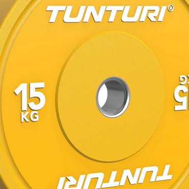 Tunturi Platinum Hantelscheibe Gelb 15 kg Gelb 