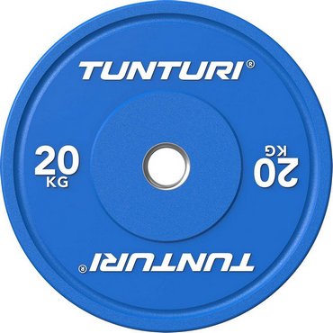Tunturi Platinum Hantelscheibe Blau 20 kg Blau 