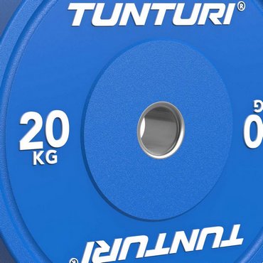 Tunturi Platinum Hantelscheibe Blau 20 kg Blau 
