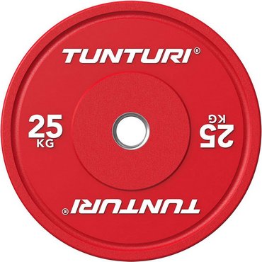 Tunturi Platinum Hantelscheibe Rot 25  kg Rot 