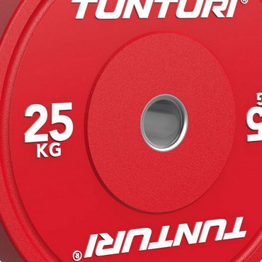 Tunturi Platinum Hantelscheibe Rot 25  kg Rot 