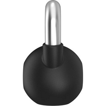 Tunturi Platinum Kettlebell mit Gummibeschichtung 10 kg Schwarz 