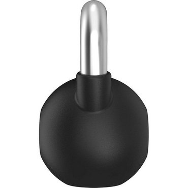 Tunturi Platinum Kettlebell mit Gummibeschichtung 12 kg Schwarz 