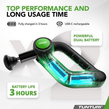 Tunturi Massage Gun Pistole MG70 PRO Schwarz 