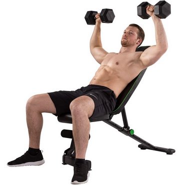 Tunturi UB20 Hantelbank Utility Bench verstellbar Schwarz 