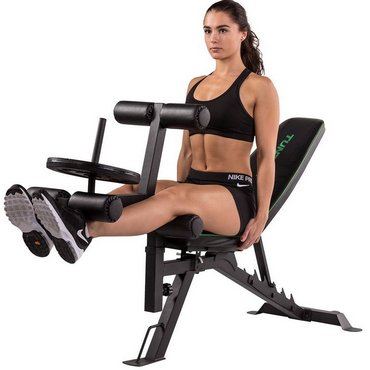 Tunturi UB60 Hantelbank Utility Bench verstellbar Schwarz 