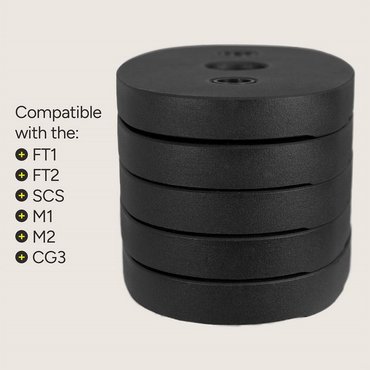 Inspire Zusatzgewichte 22.5 kg Schwarz 