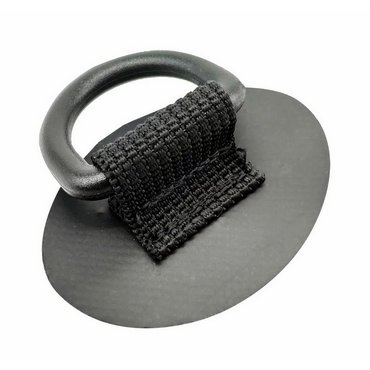 Nortik D-Ring Kunststoff mit kleinen ovalen Patch 