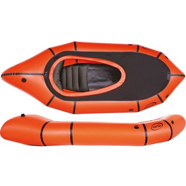 Nortik TrekRaft mit Verdeck orange/schwarz 